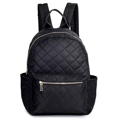 TOYOOSKY Black Backpack School Backpack Lightweight Women Travel Backpack Hold 14'' Laptop for Girls