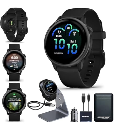 GARMIN Vivoactive 5 ブラック/グリーン Amazon.com: Garmin Vivoactive 5 Fitness Tracker Smart Watch
