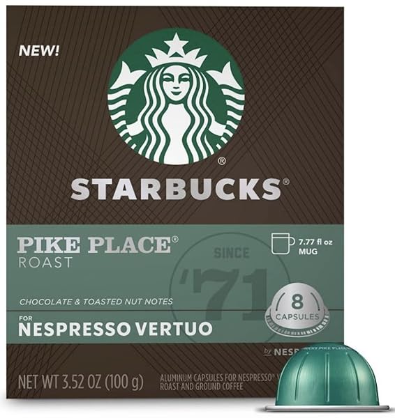 PIKE PLACE® ROAST STARBUCKS® BY NESPRESSO® FOR VERTUO
