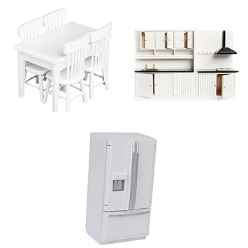 Amazon.es: MagiDeal 1/12 Dollhouse Miniatures Kitchen Furniture ...