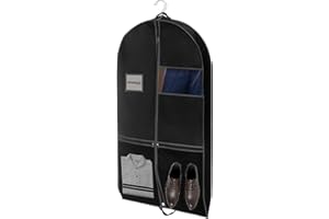 43" Garment Bag Suit Bag Garment Bags for Travel Duffle Bags for Hanging Clothes Storage Bag Carry on Garment Bag, Ideal for 