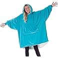 THE COMFY Original | Sherpa Lined Microfiber Fleece Wearable Blanket, Oversized Design with Hood and Pocket from Shark Tank