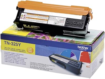 Brother TN325Y Yellow Toner Cartridge - Original Brother for High Quality Prints