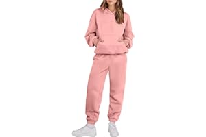 ANRABESS Womens 2 Piece Outfits Lounge Hoodie Oversized Sweatshirt Jogger Sweatpants Y2K Tracksuit Sweatsuit Set Fall Clothes
