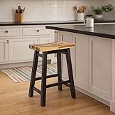 Boraam Sonoma Backless Saddle Kitchen Counter Stool - Blended Espresso