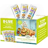 O-Live & Co. Premium 100% Extra Virgin Olive Oil - Kosher - Non GMO (50 Count (10ml Each), Organic)