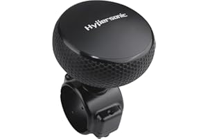 Hypersonic Large Steering Wheel Knob, Smooth Power Handle Spinner Knob Universal Steering Wheel Accessories for Forklift, Tru