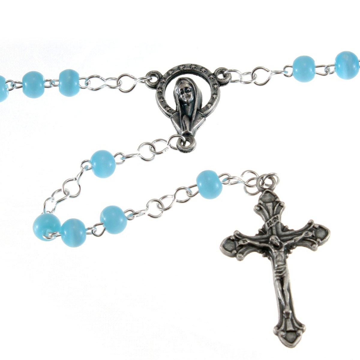 Scottish Jewellery Shop Childrens Blue Rosary Beads