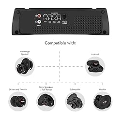 Taramps HD 2000 Black 1 Ohm 1 Channel 2000 Watts