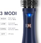 PARWIN PRO BEAUTY Hair Dryer Brush 4in1 Volumizing Straighten Negative Ion 1000W view 4