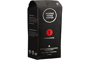 Kicking Horse Coffee Z-Wrangler, Medium Roast, Whole Bean, 1 lb (Pack Of 6) - Certified Organic, Fairtrade, Kosher