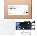 10Gtek 10Gb PCI-E NIC Dual RJ45 Intel X550-AT2 Controller view 6
