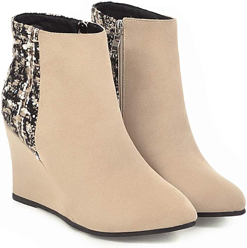 comfy wedge boots