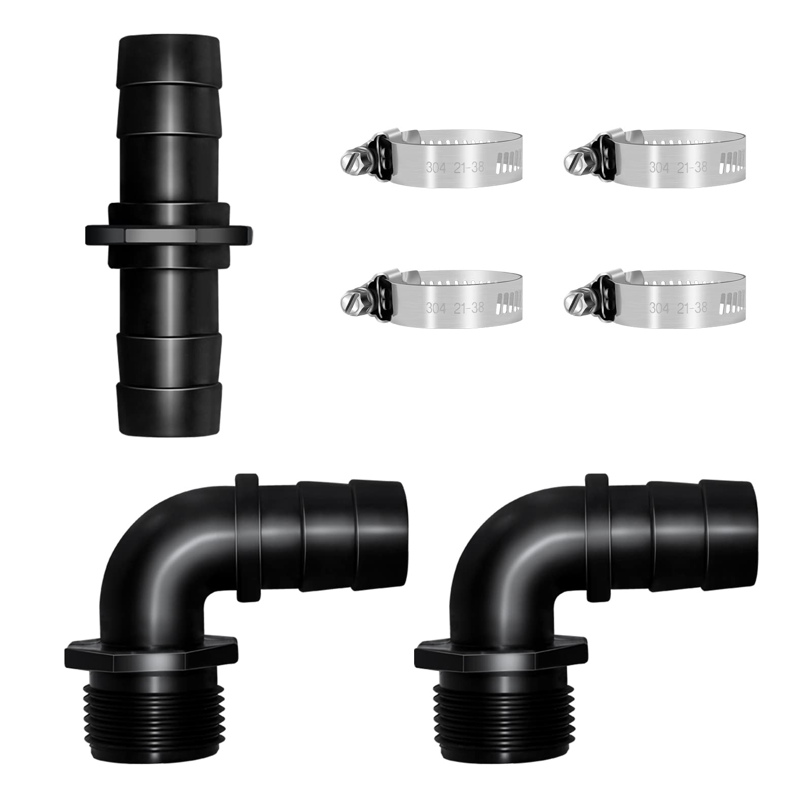Longrun Hose Barb Elbow Fitting -8 Pieces Set — image 1