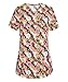 G Med Women's Mock Wrap Printed Scrub Fashion Sets XS-3XL Utility