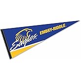 Embry Riddle Daytona Eagles Wordmark Pennant Flag