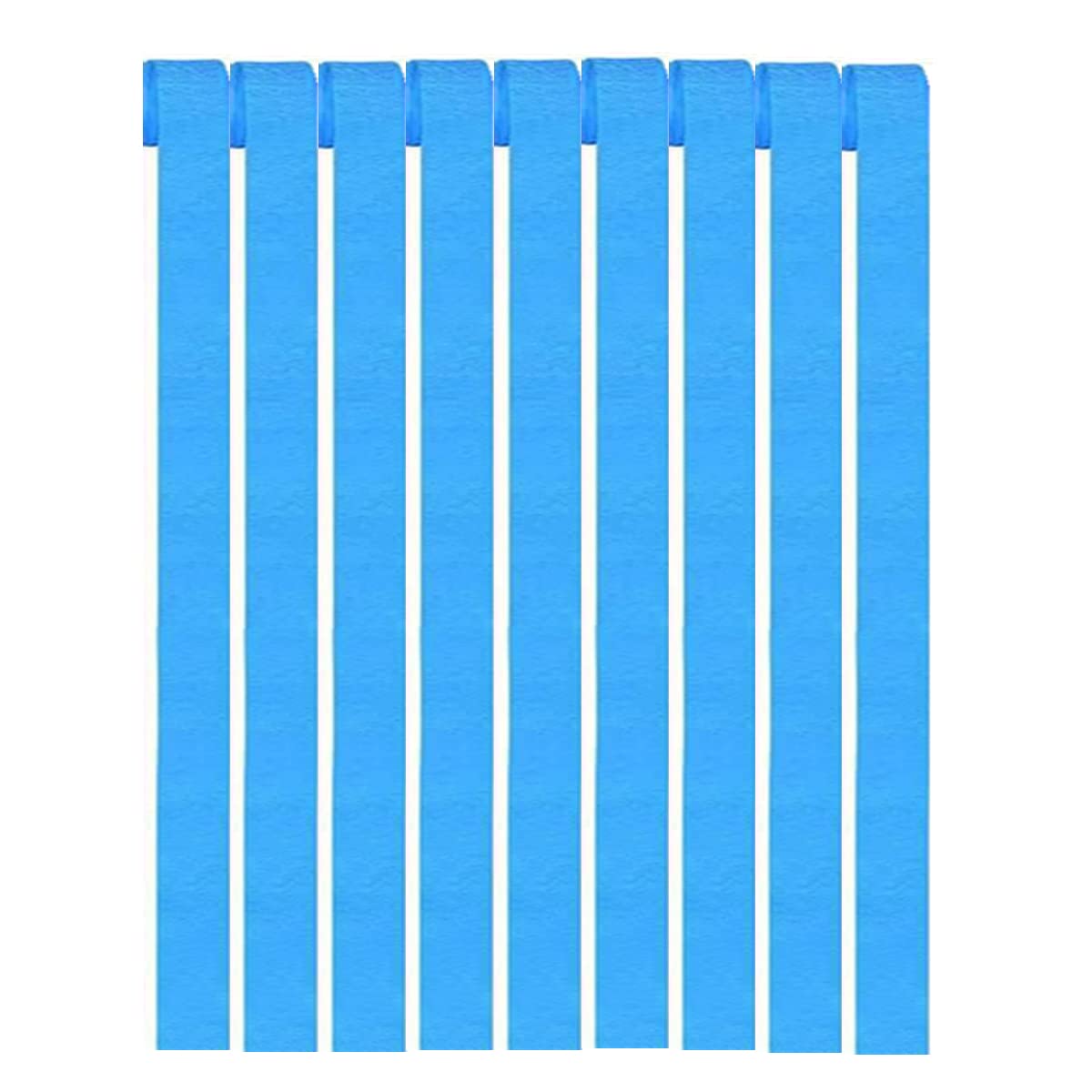9 Rolls Blue Crepe Paper Easter Craft Streamers, Hanging Streamers Decorations for Festival Party Decor