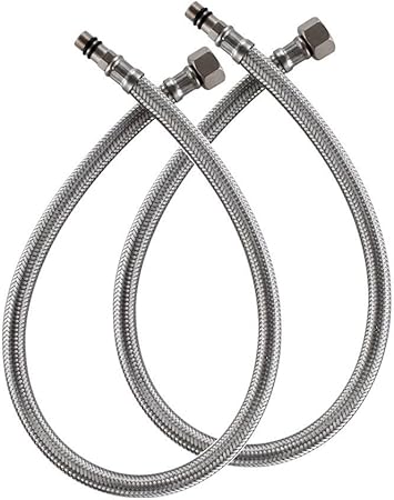 Weirun 16 Inch Long Faucet Connector Braided Stainless Steel