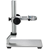Jiusion Aluminium Alloy Universal Adjustable Professional Base Stand Holder Desktop Support Bracket for Max 1.4" in Diameter USB Digital Microscope Endoscope Magnifier Loupe Camera (Aluminium Alloy)