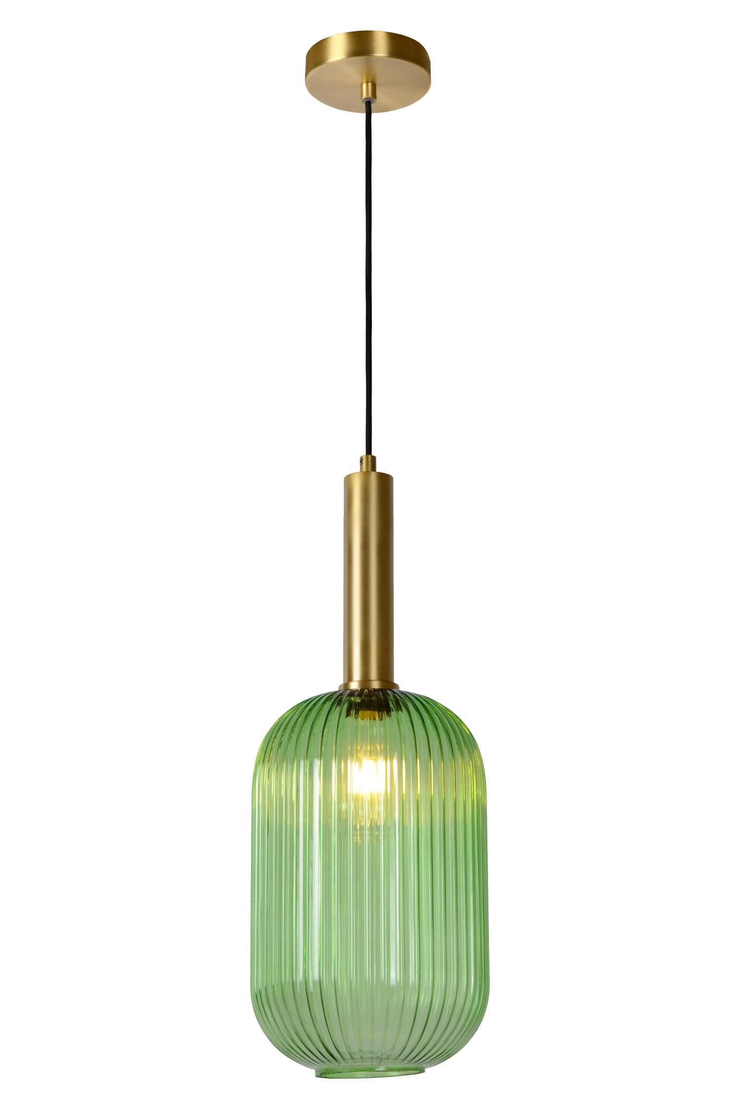 LUCIDE MALOTO - Pendant Light - Ø 20 cm - 1xE27 - Green
