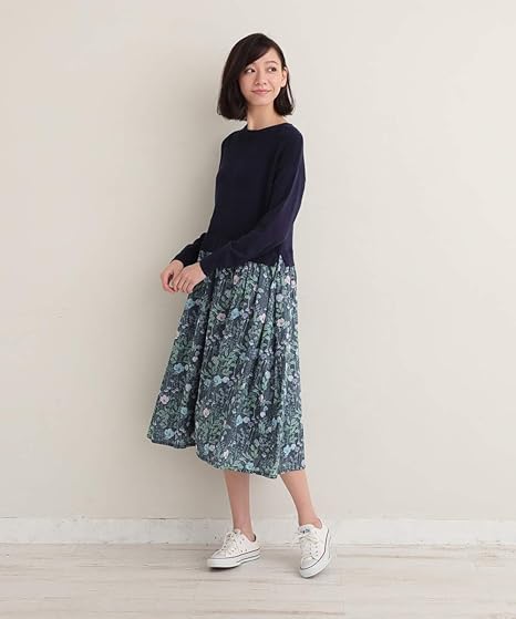 Amazon Co Jp アフタヌーンティー リビング Afternoontea Living ワンピース チュニック リバティプリント 切替 ワンピース ネイビー 服 ファッション小物 Amazon Co Jp アフタヌーンティー リビング Afternoontea Living ワンピース チュニック リバティプリント 切替 ワンピース ネイビー 服 ファッション小物