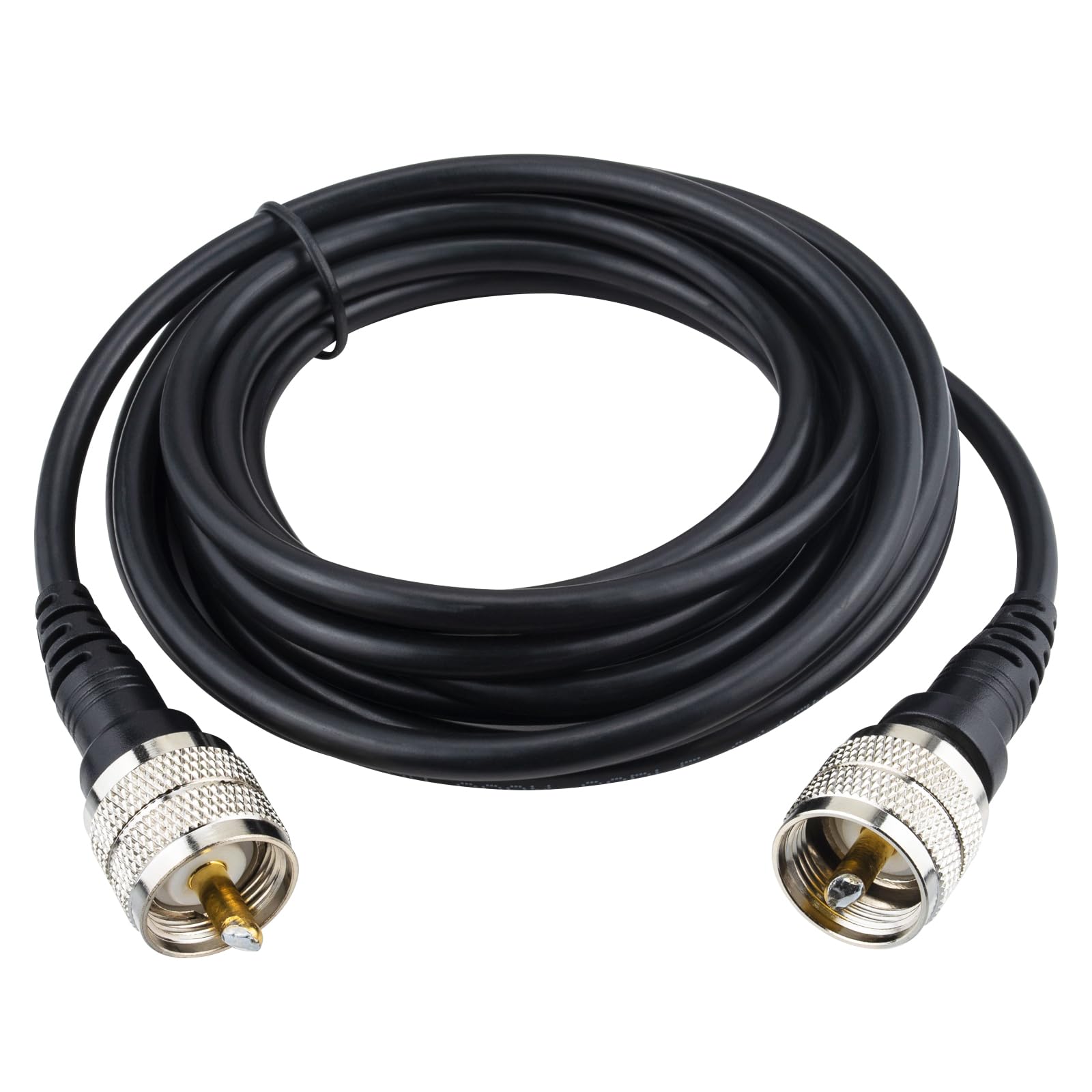 Boobrie Upgraded UHF Male to UHF Male PL-259 Cable 3M RG58 SuperFlex RG58 CB Coax Cable Low Loss CB Radio Ham Radio Antenna Extension for SWR Meter/Antenna Analyzer