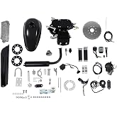 Knwigoe 80cc Bicycle Engine Kit,2 Stroke Motorized Bike Kit,Petrol Bikes Motor with Digital Computer for 26-28" Bikes