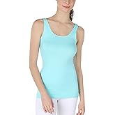 NIKIBIKI Women Seamless Basic Jersey Tank Top, Made in U.S.A, One Size