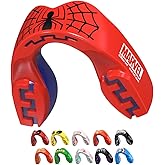 Marvel Spider-Man Sports Mouthguard Dual Layer Premium Protection Adults Gum Shield with Case for Boxing, MMA, Rugby, Martial Arts, Judo and All Contact Sports