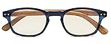 Bamboo-look Arms Blue Light Filter UV Protection