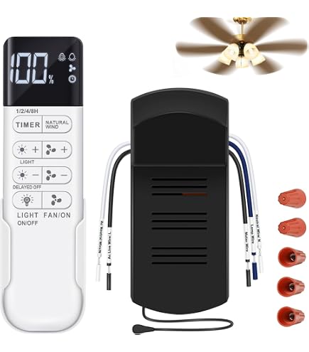 Universal Ceiling Fan Remote Control Kits Fan Speed Light & Timing ...
