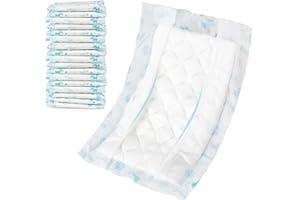 Leopinky Disposable Dog Diaper Booster Pads M - 100 Count, Dog Diaper Liners for Male & Female Dogs, Inserts fit Most Puppy D