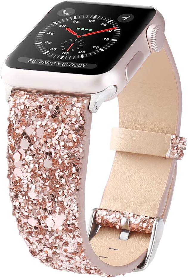 Bling Bands Compatible with Apple Watch Band 38mm 40mm 42mm