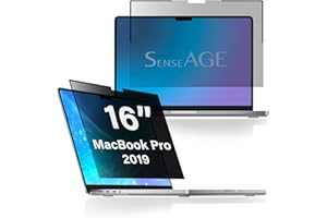 SenseAGE Magnetic Privacy Screen Filter for MacBook Pro 16", Easy On/Off Anti-Blue Light Privacy Screen Protector, Compatible for MacBook Pro 16 inch (2019)