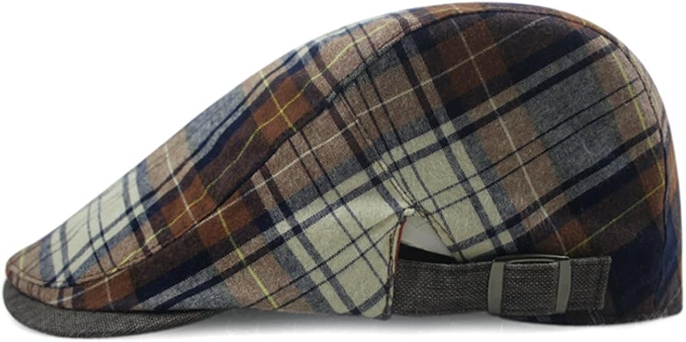 tartan newsboy cap