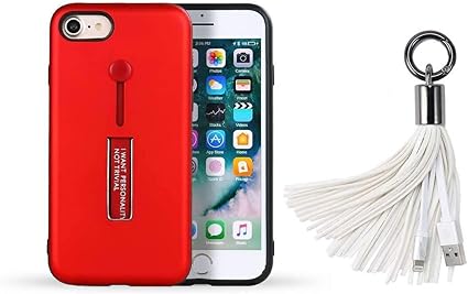 Amazon Co Jp Iphone7 Iphone8 Iphones7plus Iphone8lus ケース 耐衝撃 スマホケース スタンド付き 背面 カバー キーホルダーセット Iphone7 8 4 7インチ レッド 家電 カメラ