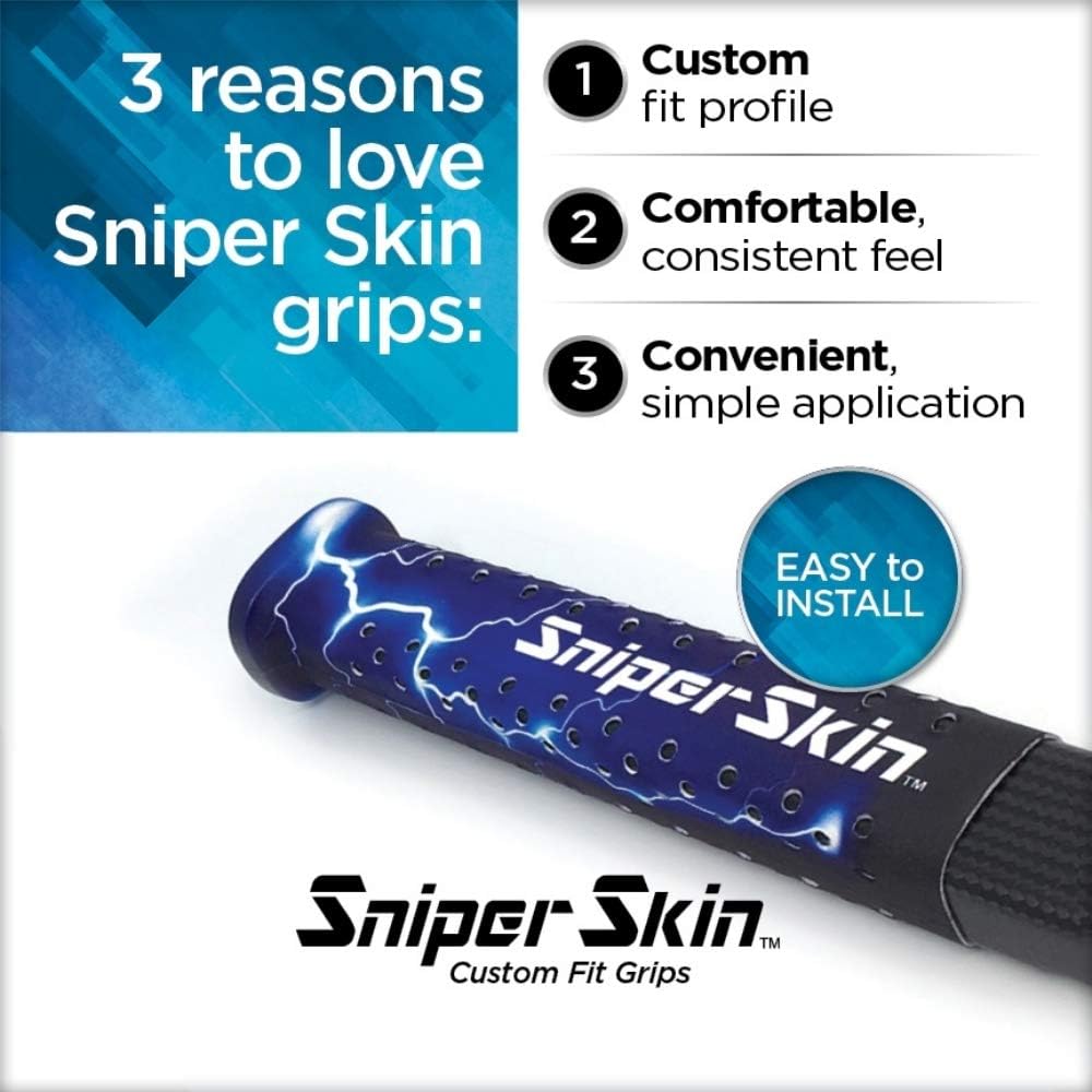 SNIPER SKIN ICT Ice Hockey Grip - Better Alternative to Grip Tape - Universal Sizing for Adults & Youth - Canadian : Sports & Outdoors