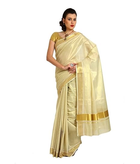 Kerala Kasavu cotton Saree
