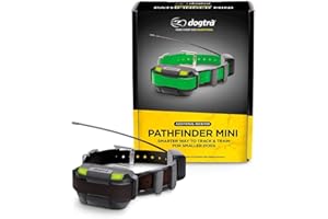 Dogtra Pathfinder Mini Additional Receiver in Black 4-Mile 21-Dog Expandable Waterproof Smartphone GPS Tracking & Training Mini E-Collar