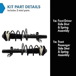 TRQ Front Strut & Coil Spring Assembly Set Driver