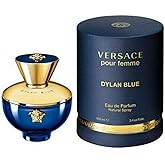 Versace Dylan Blue Pour Femme for Women Eau De Parfum Spray, 3.4 Oz