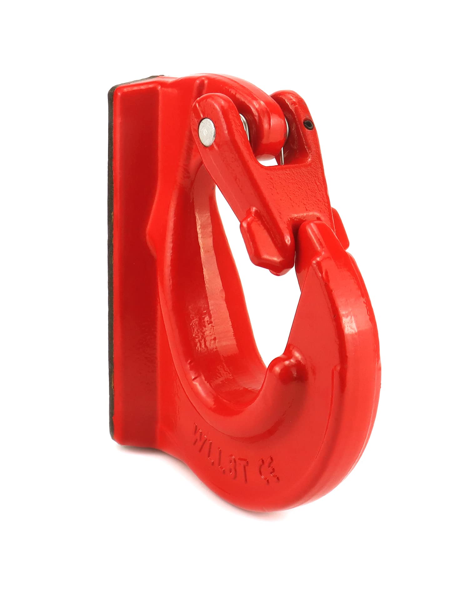Photo 1 of QWORK 8T Heavy Duty Alloy Steel Lifting Hook, Weld-on Anchor Hook, Welding Hooks with Coating Welded on Equipment Providing a Lifting for Wrecker Crane Tractor, 17600bls
