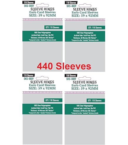 msrp final fantasy collector booster box Premium Standard European Card Sleeves (59x92mm) 55 Pack, 100 Micron, –  sleevekings main image 1