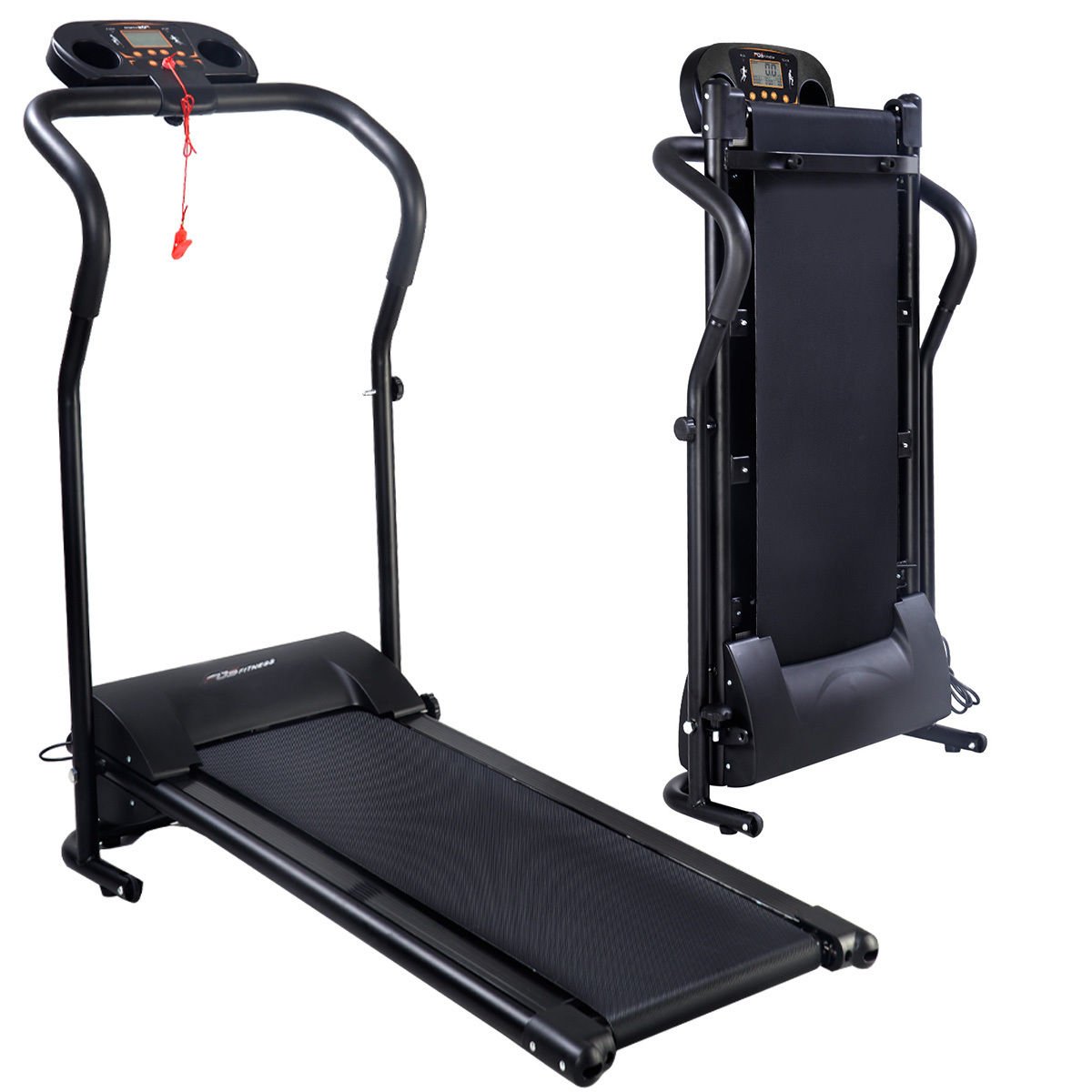 Gracelove Black 800w Portable Folding Electric Motorized Treadmill Running Jogging Machine