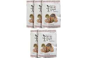 ADDERENITY Korea Seasoned Dried Squid Snack 꽃보다오징어 (Original 15g x 5)