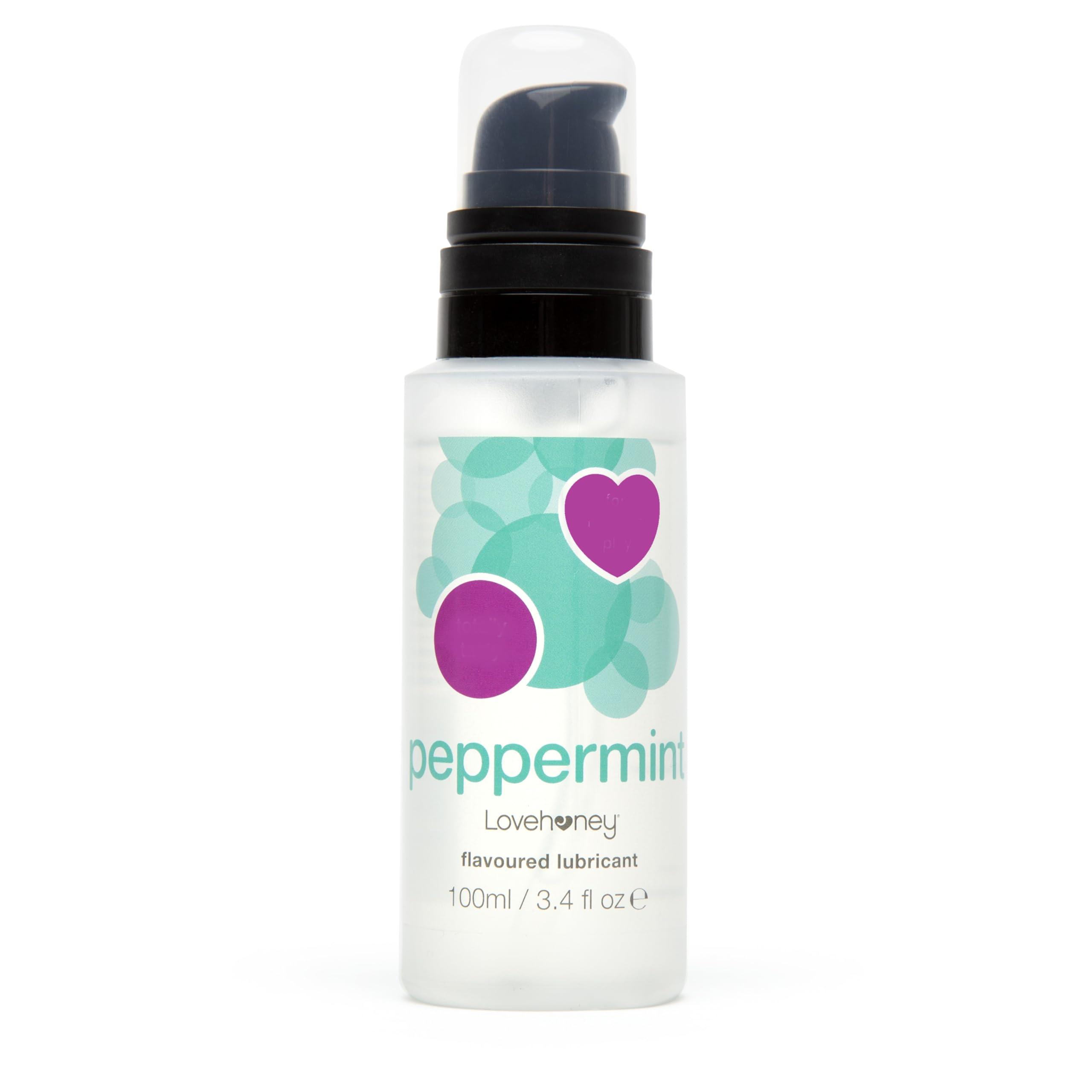 Lovehoney Peppermint Flavoured Lubricant - Water Based Lube Gel - 100ml