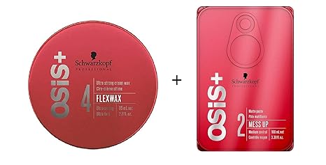 Buy Osis Plus Flexwax Ultra Strong Cream Hair Wax 85 Ml And Mess