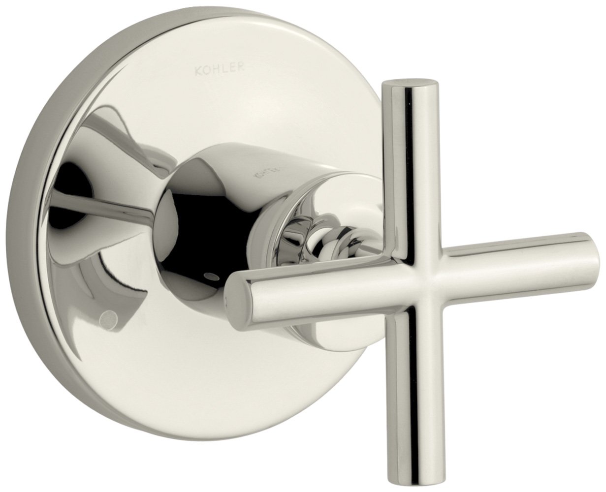 Photo 1 of Kohler K-T14491-3-SN 1-Handle Cross Diverter Transfer Valve Trim Polished Nickel