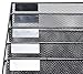 Offixpro Six Tier Black Hanging Wall Mounted Steel Mesh File Organizer