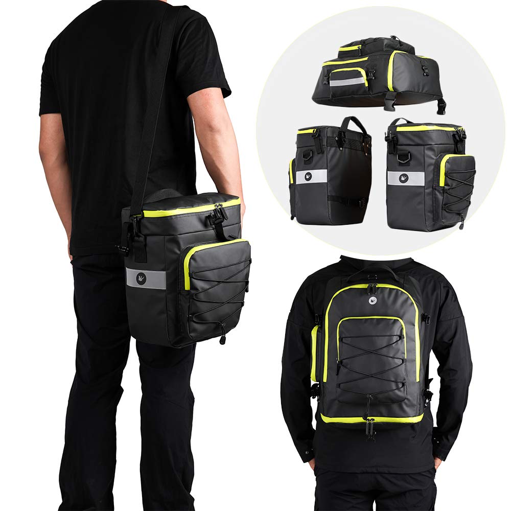 for Bicycle Cargo Rack Saddle Bag Shoulder Bag Laptop Pannier Rack Bicycle Bag Professional